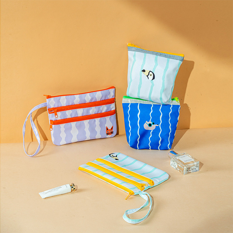 可爱卡通零钱包便携化妆包迷你随身卫生巾收纳袋内胆包内收纳小包