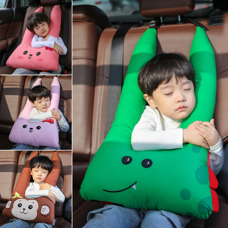 车载睡觉枕头抱枕被子两用车用护肩套汽车儿童靠枕护颈枕车内用品