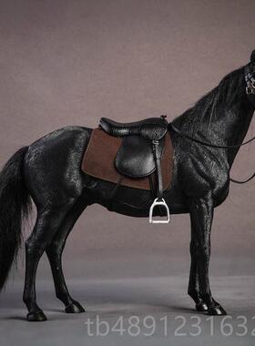 正品Jxk 1/12暖血马饰品人造树脂模型小办公人桌动马物偶装饰