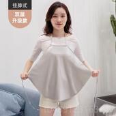 正品 孕妇防辐射兜夏肚内围穿上衣服女怀孕期上班 防辐射服裙孕妇装