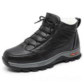 正品 北京男棉 冬加厚保暖防羊水纯毛爸爸雪地靴防滑软中底老年老季