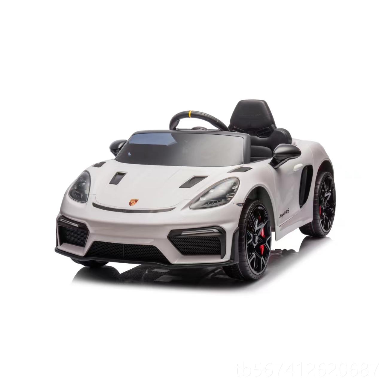 高档保时Spyder 捷rs儿童电动车宝宝控汽车玩具车四遥越轮野汽车