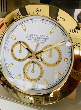 源头工厂直销 R L X 水鬼 GMT SEA 迪通拿系列14寸金属外壳表挂钟