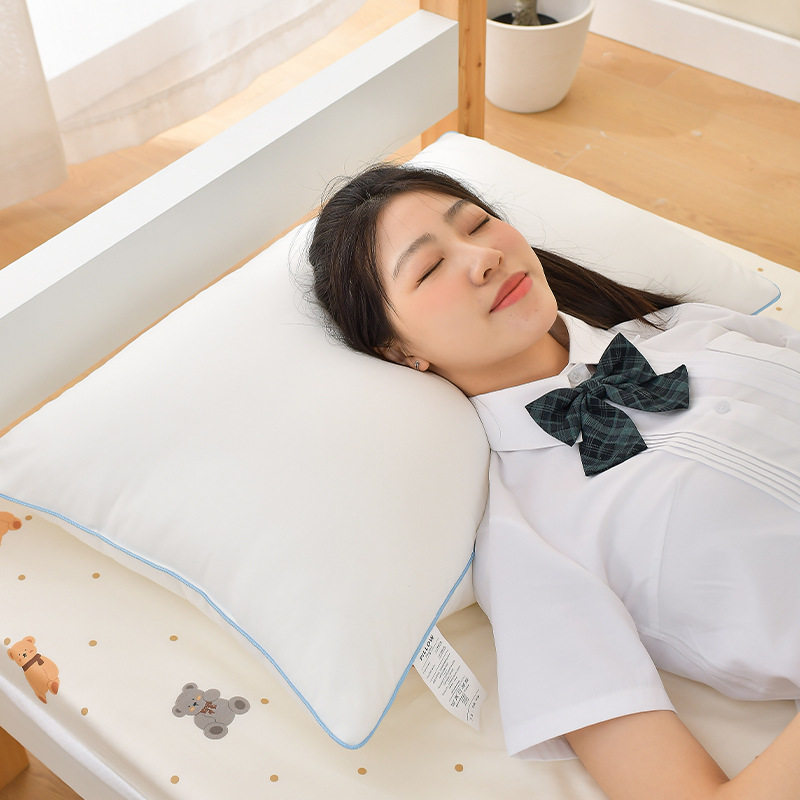 开学季学生枕宿舍羽丝绒枕高中生大学生单人枕青少年初中生柔软