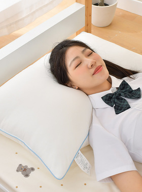 开学季学生枕宿舍羽丝绒枕高中生大学生单人枕青少年初中生柔软
