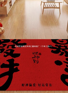 地垫入户门耐脏防滑垫新年丝圈地垫进门易打理门垫玄关可裁剪地垫