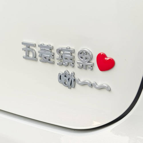 五菱缤果S车标贴原车材质3D立体