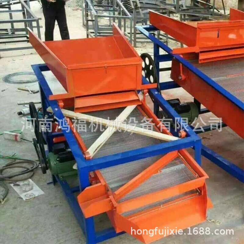 电动高粱乌米去杂清理筛 豆芽浮皮振动筛选机 粮食水稻双层精选机