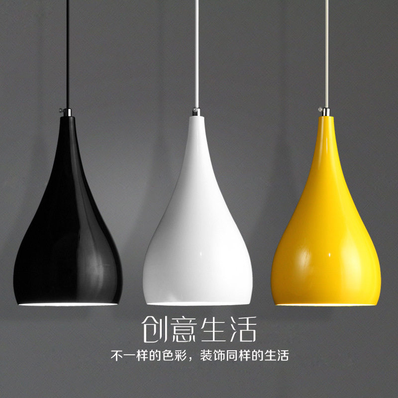 简约现代圆形餐厅灯创意LED三头餐吊灯灯吧台个性灯具厂家直销