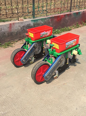 手扶车带单行玉米播种机精播加施肥同时精量下种大豆播种撒肥机