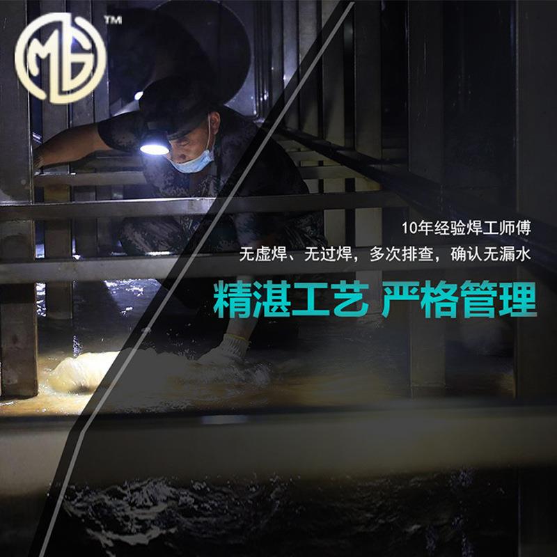 304工不锈水箱方形加厚板材厂消大型蓄588防水保温储水箱钢卧式水