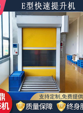 E型快速往复式提升机1-20吨非标定制托盘重型货物辊筒式提升机