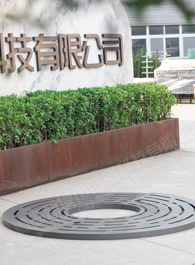 树篦子树池盖板护树板市政园林护树板道路镀锌板树篦子树围子