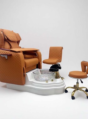 美发椅美发店专用椅旋转带按摩扶手杯托机械手礼堂椅美发店专用