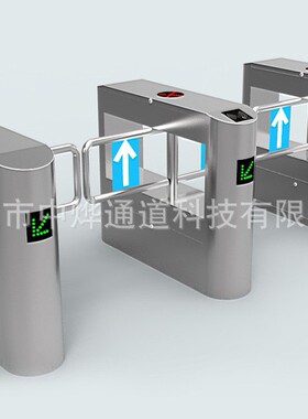 红外感应双机芯平移闸 平移闸机