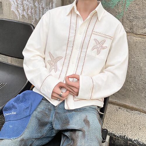 轻奢高档男装新款潮流衬衫