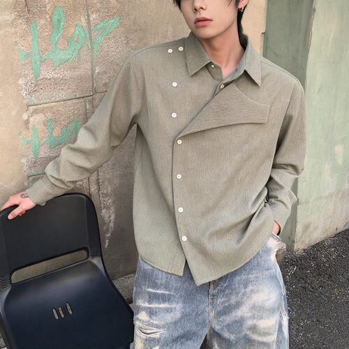 轻奢高档男装新款潮流衬衫