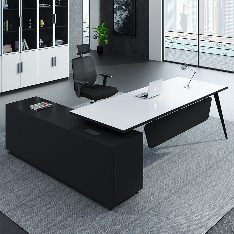 办公室家具老板办公桌大气总裁主管经理桌椅组合班台单人现代简约,电子元器件市场,电线扎带/束线带,淘宝优惠券,粉丝福利购,淘宝优惠卷
