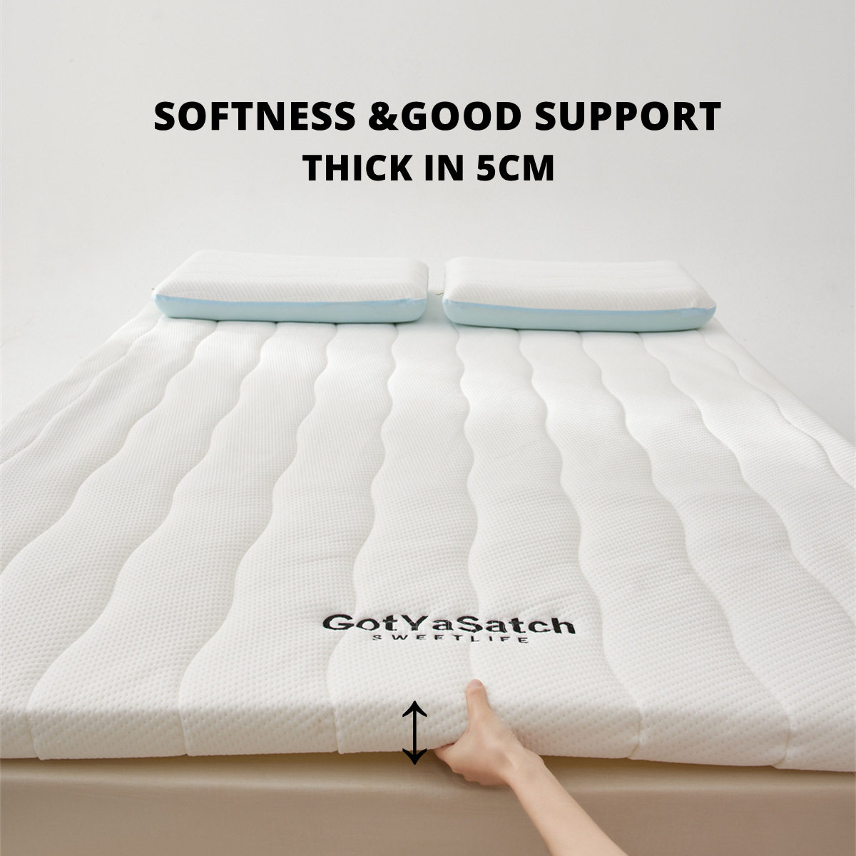 TOPPER高弹力支撑记忆棉软床垫 5cm厚护脊儿童成人酒店床垫舒适垫,模玩/动漫/周边/娃圈三坑/桌游,文化/体育周边,淘宝优惠券,粉丝福利购,淘宝优惠卷