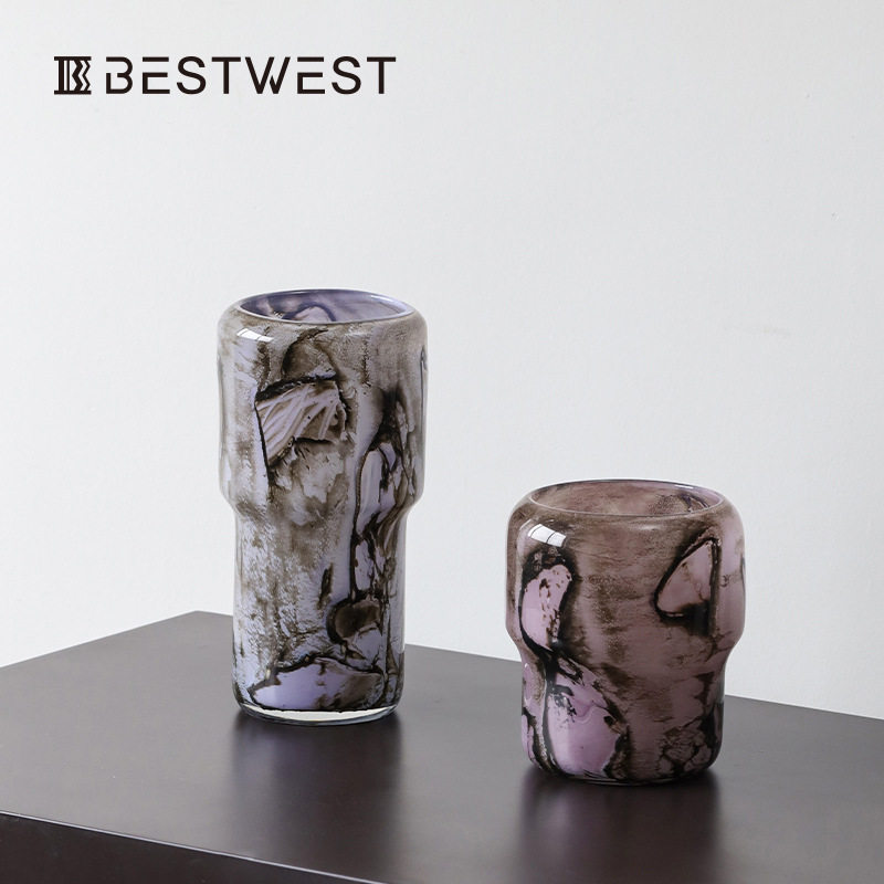 博西家居 玻璃花瓶轻奢高级感水养插花创意餐桌百合艺术大口径,模玩/动漫/周边/娃圈三坑/桌游,文化/体育周边,淘宝优惠券,粉丝福利购,淘宝优惠卷