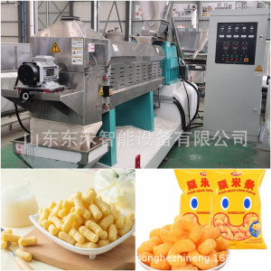 全自动膨化机非油炸食品双螺杆挤压膨化机