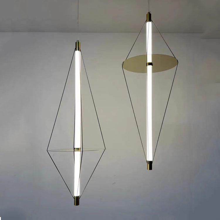 意大利设计师极简线条餐厅吊灯现代别墅客厅样板房卧室床头吊灯,家装灯饰光源,智能吊灯,淘宝优惠券,粉丝福利购,淘宝优惠卷