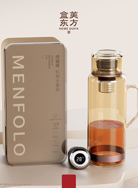 闷福禄水杯大容量男2025新款夏季泡茶杯户外便携运动水壶女水晶壶