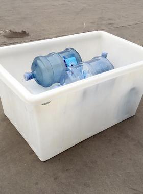嘉兴市500L牛筋塑料水桶鱼菜共生桶鱼苗育殖桶鱼苗孵化桶塑料水槽