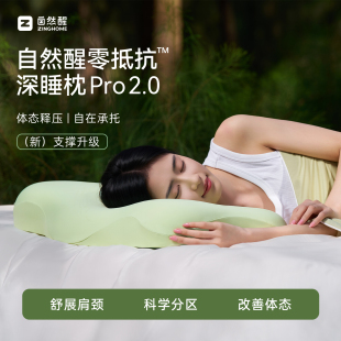 自然醒第三代记忆棉深睡枕PRO2.0护颈椎助睡眠枕头芯 节日送礼