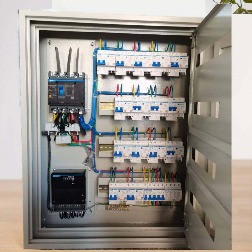 成套地下室汽车充电桩三相四线电表照明配电箱低压室内挂墙配电箱