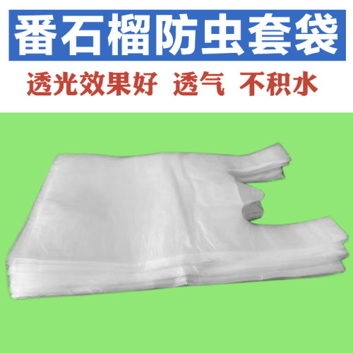 番石榴套袋杨桃芭乐专用套袋一次塑料透明薄膜袋防虫袋水果保护袋