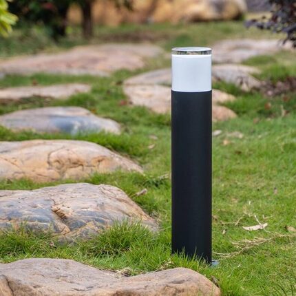 户外亚克力草坪灯草地灯LED圆形圆柱花园灯公园庭院景观灯矮柱灯