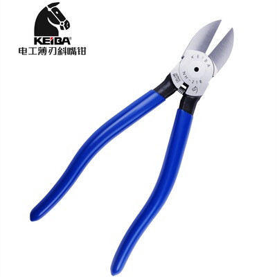 日本马牌KEIBA NH-218 电工薄刃斜嘴钳/斜口钳/强力水口钳 200mm