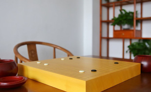 围甲套装 新榧棋盘加大叶杉棋罐加新云子大号