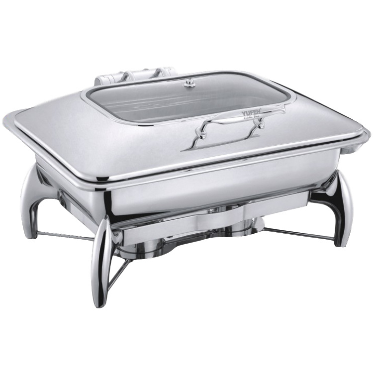 YUFEH宇辉 10系列长方形酒店餐厅自助餐保温炉 四式开盖 厂家直销