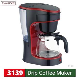 手动咖啡机720ml跨境家用咖啡机美式全自动滴漏式咖啡机