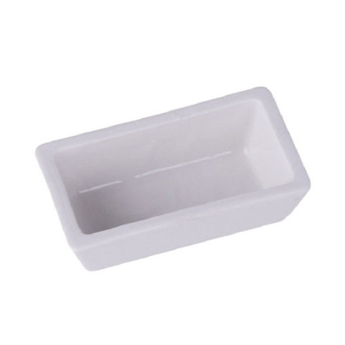 氧化铝刚玉方舟 管式炉用刚玉舟 皿瓷灰皿燃烧舟实验室长 舟陶瓷