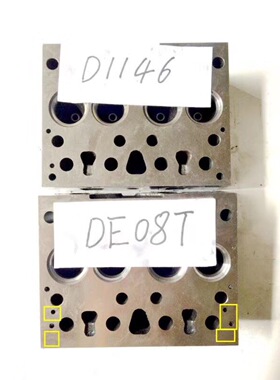DE08 D1146 DE08T 缸盖发动机配件DH220-5