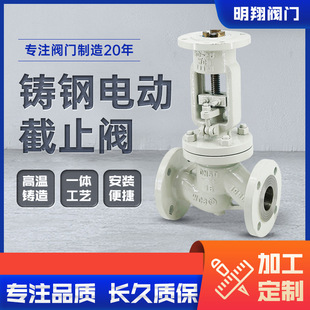 25C40C机械法兰重型截止阀 16C 高中压铸钢法兰式 电动截止阀J941H