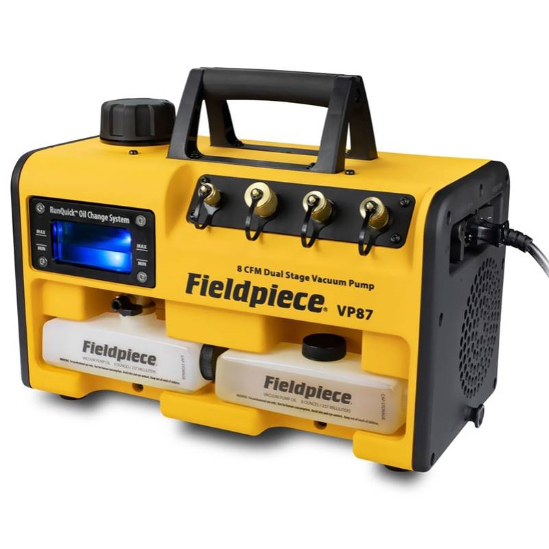 Fieldpiece VP87 8CFM 真空泵带快速换油系统
