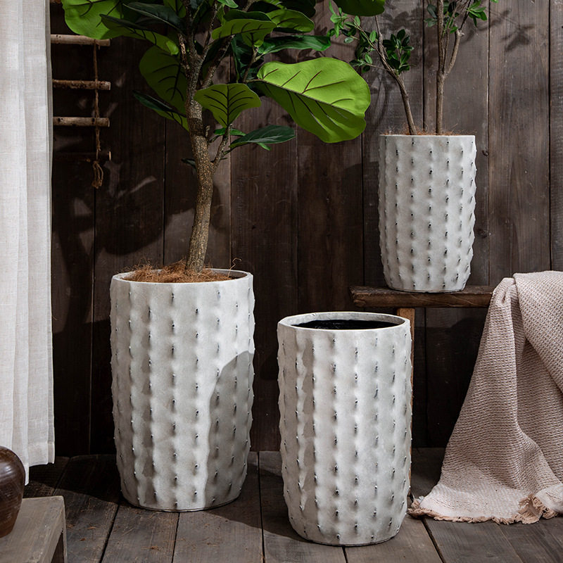 仙人掌造型镁泥大口径花盆仿古白色落地大花器摆件孟加拉树琴叶榕,模玩/动漫/周边/娃圈三坑/桌游,文化/体育周边,淘宝优惠券,粉丝福利购,淘宝优惠卷