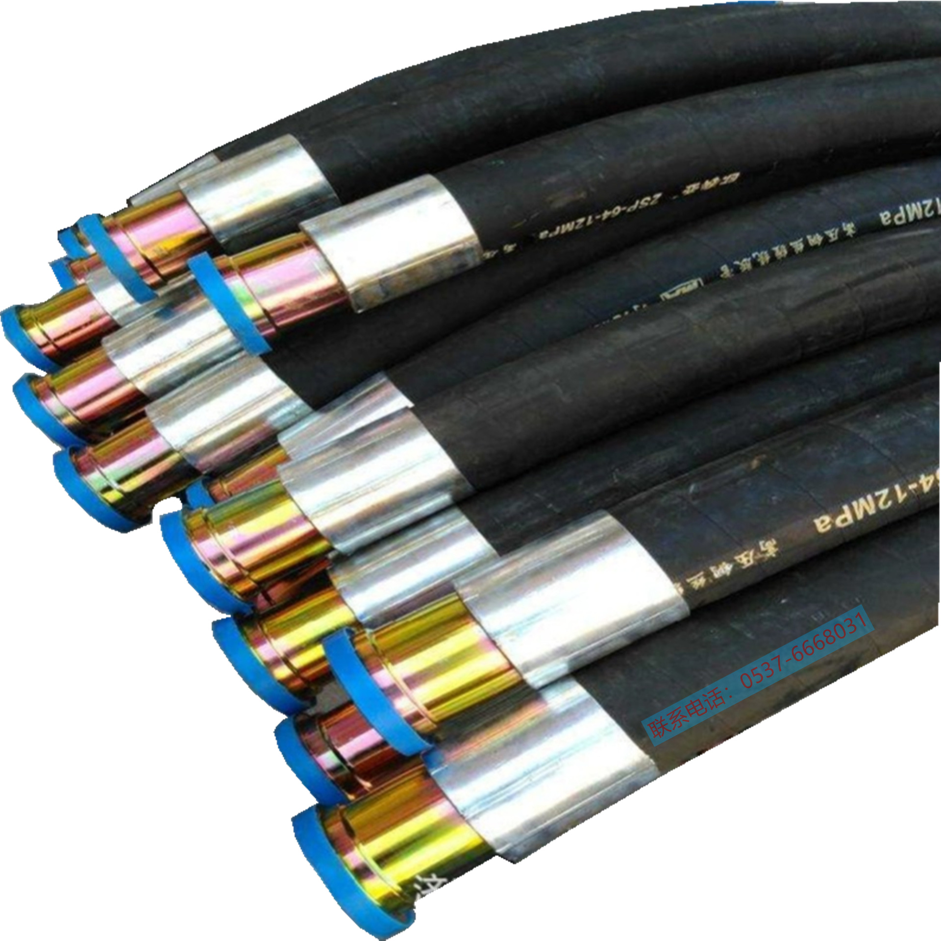 4SH-63四层高压液压支架软管 3寸矿用高压胶管 76mm矿用高压胶管