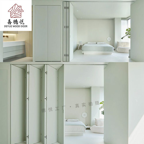 南京厂家生产折叠门书房厨房客厅隔断四扇双开门折叠门