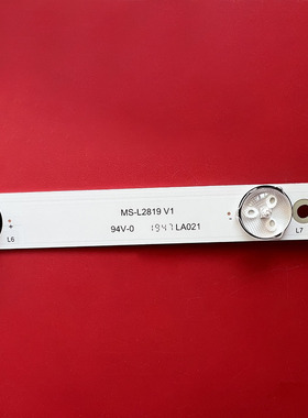 12条*65寸SKYTECH ST-6550US灯条MS-L2819 V1 7灯电视背光铝基板