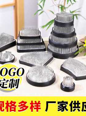 剑山插花器不锈钢针小原流池坊日式中式器皿底座针固定神器工具