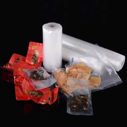 食用级28x500卷袋密封纹路食品袋真空真空机包装袋厂家供应