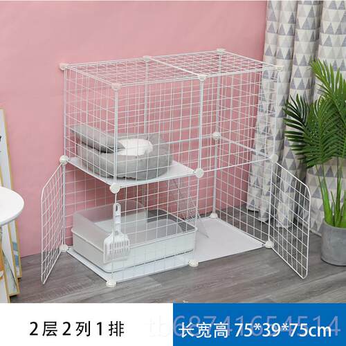 正品猫笼猫咪别墅家猫窝空猫舍自层由组装用笼子兔笼三超大间猫笼