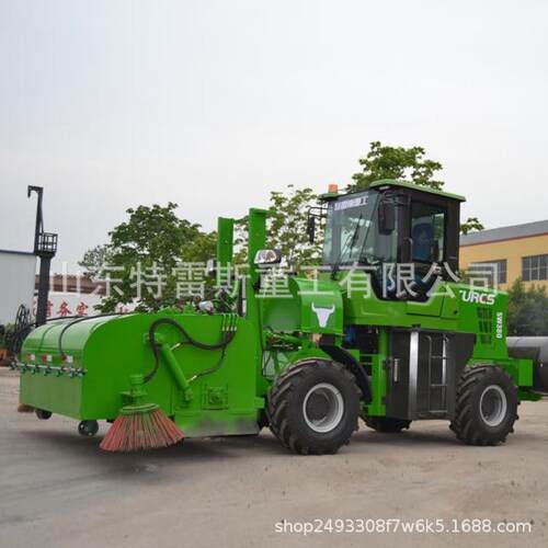 SW80装载机式扫地机工地清扫车道路强力清扫机厂家直销