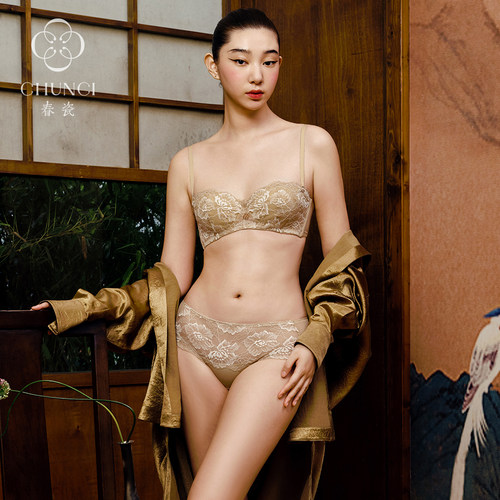 春瓷蕾丝抹胸性感文胸女新款夏季
