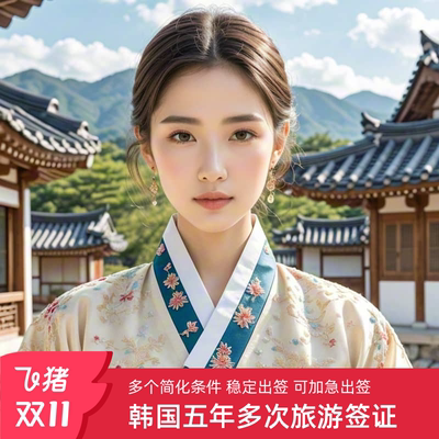 韩国五年多次旅游签证武汉送签